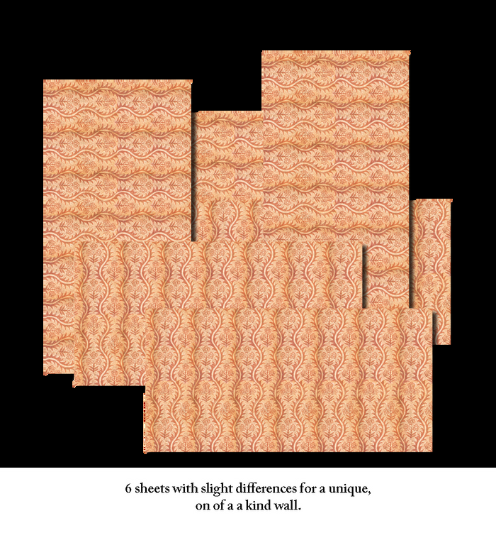 Beija Windflower Orange KAMI Wallpaper