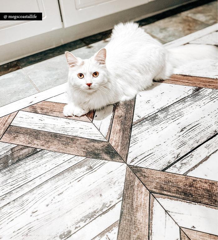 Beija Wood Art Vinyl Rug