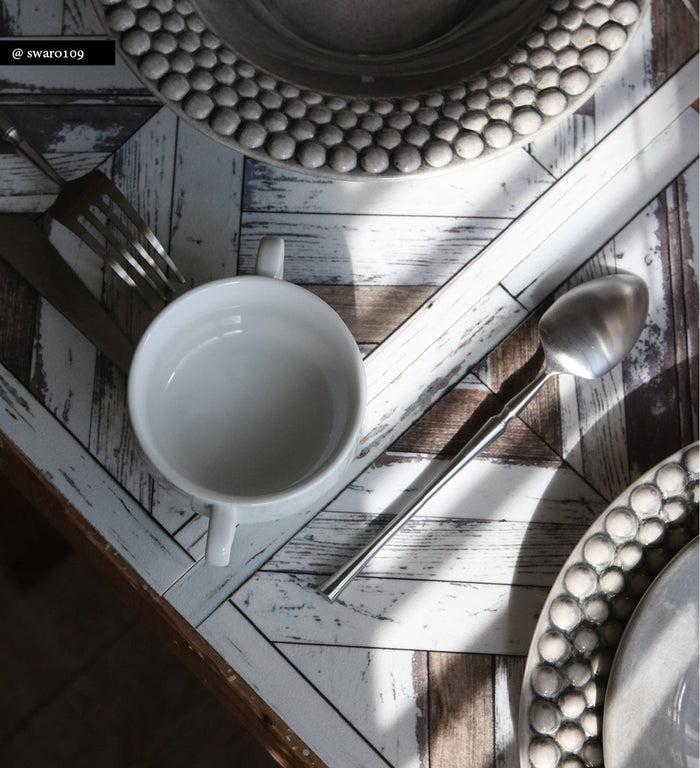 Beija Wood Art Vinyl Table Placemat