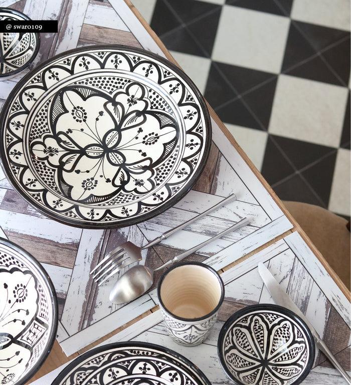 Beija Wood Art Vinyl Table Placemat