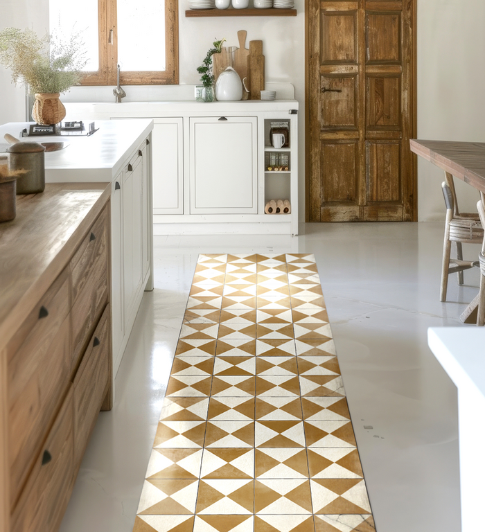 Beija Borgo Camel Antique - Modu Floor Vinyl Rug – Beija Flor World