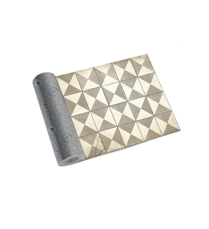 Beija Borgo Gray Antique - Modu Floor Vinyl Rug – Beija Flor World