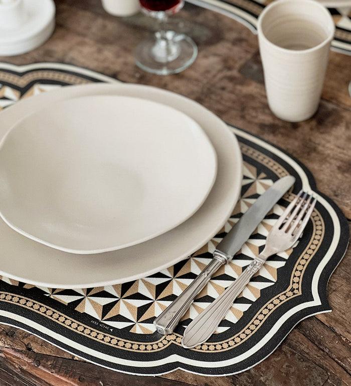 beija Rock Star Gold Cutout Vinyl Placemat – Beija Flor World