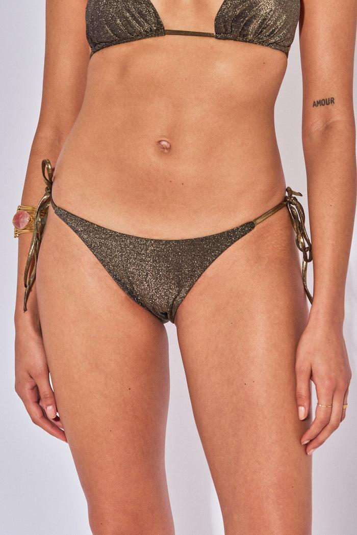 beliza CULOTTE A NOUER REVERSIBLE KATE NOIR LUREX