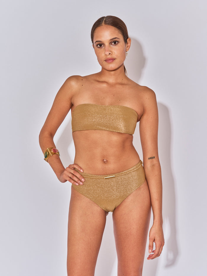 Beliza CULOTTE SHORTY NIKI LUREX DORE