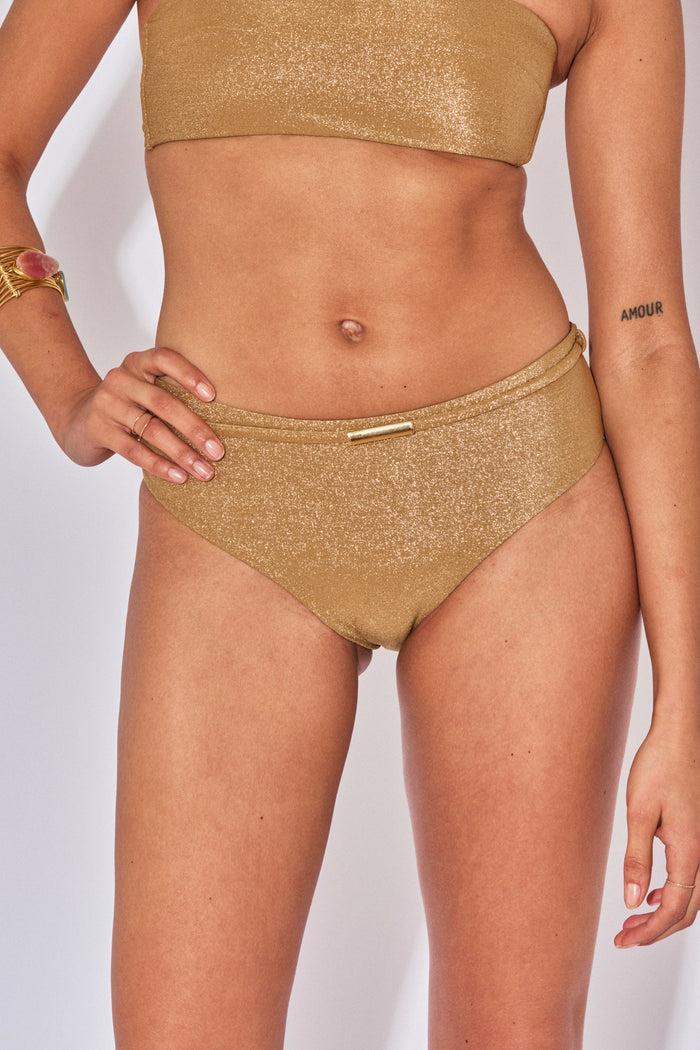 beliza CULOTTE SHORTY NIKI LUREX DORE