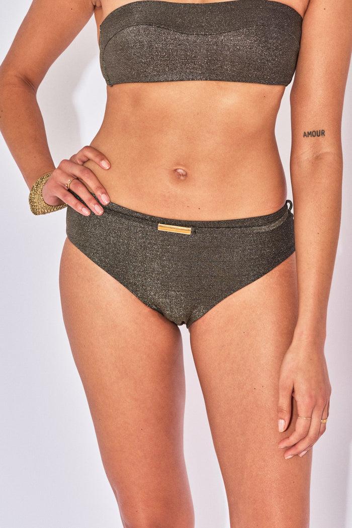 beliza CULOTTE SHORTY NIKI LUREX NOIR