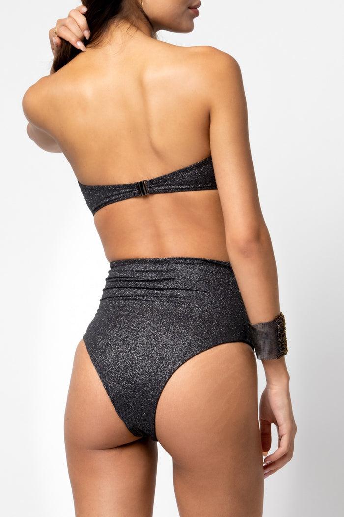 Beliza CULOTTE TAILLE HAUTE JUNIA NOIR GLIT