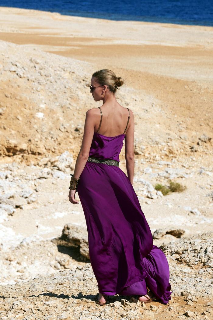 Beliza JUPE LONGUE PURPLE