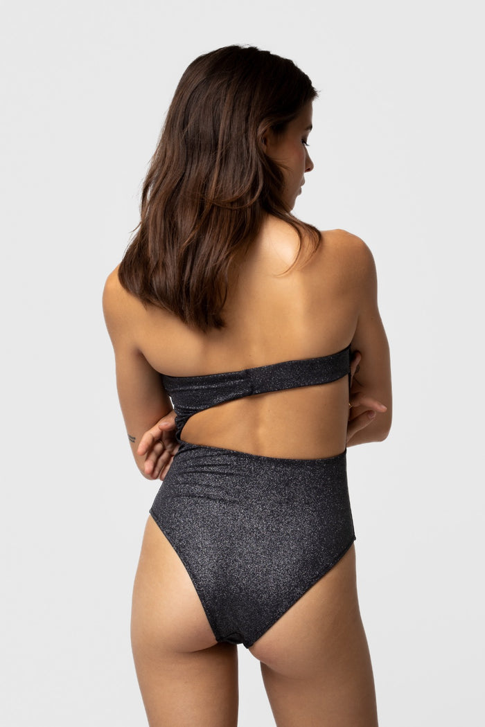 Beliza MAILLOT DE BAIN UNE PIECE ADI NOIR GLIT