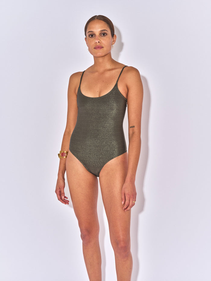 beliza MAILLOT DE BAIN UNE PIECE DEVA LUREX NOIR