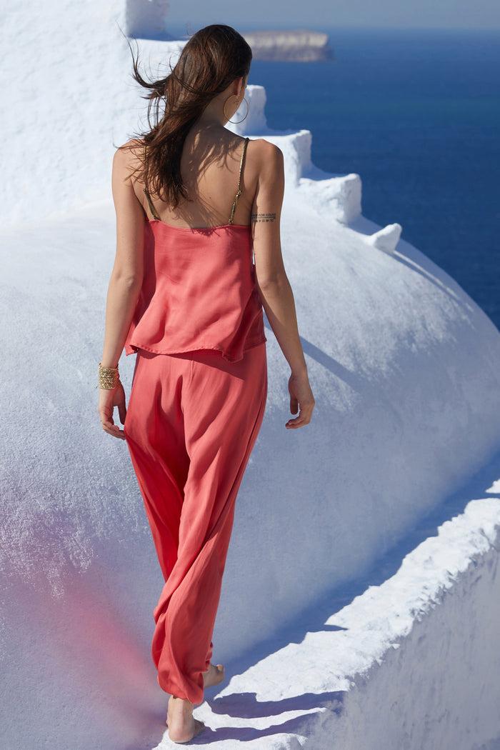 Beliza PANTALON SAROUEL EDEN LITCHI