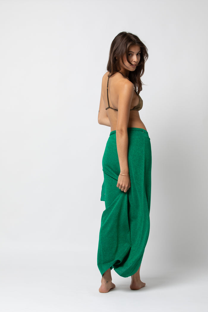 Beliza PAREO LONG LUREX GREEN ONYX