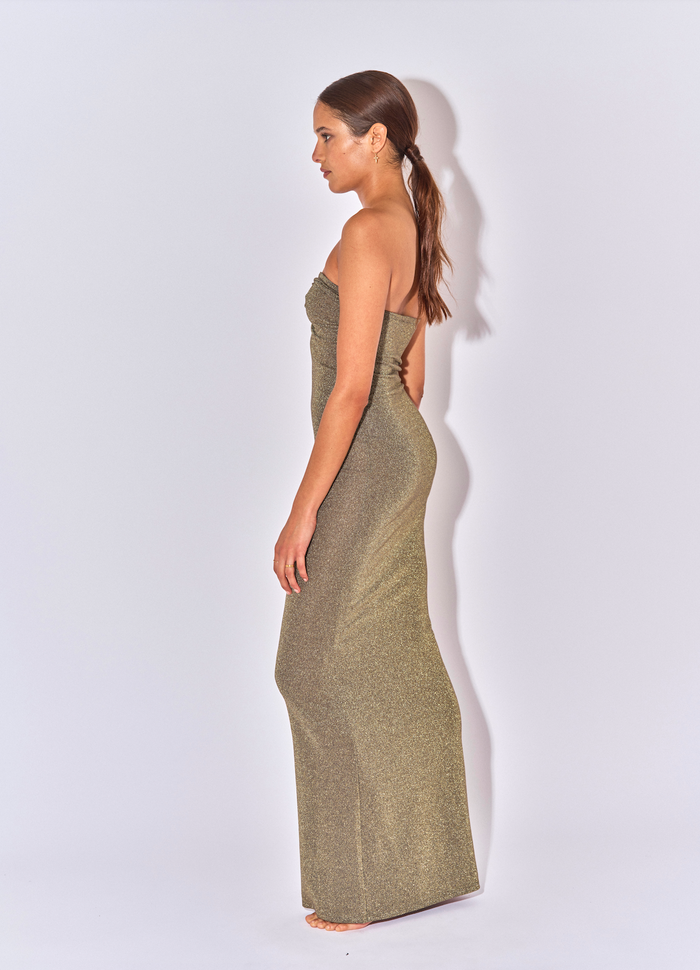 Beliza ROBE LONGUE BUSTIER LANA LUREX MINERAL