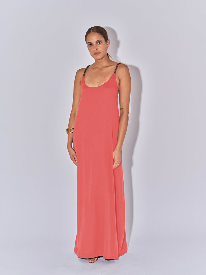 Beliza ROBE LONGUE DOS NU ALIA LITCHI