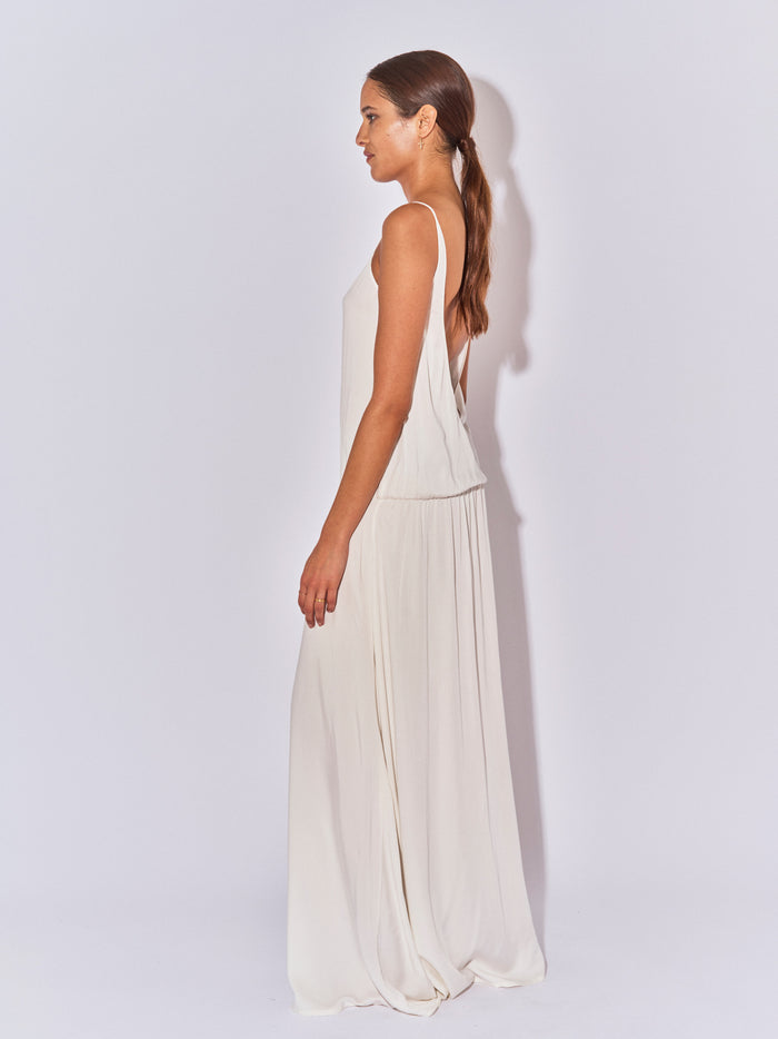 Beliza ROBE LONGUE DOS NU FIDJI ECRU