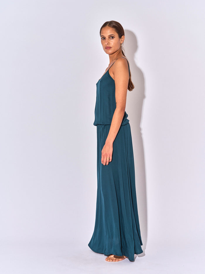 Beliza ROBE LONGUE DOS NU FIDJI PETROL