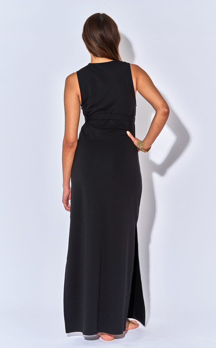 Beliza ROBE LONGUE JILL NOIR