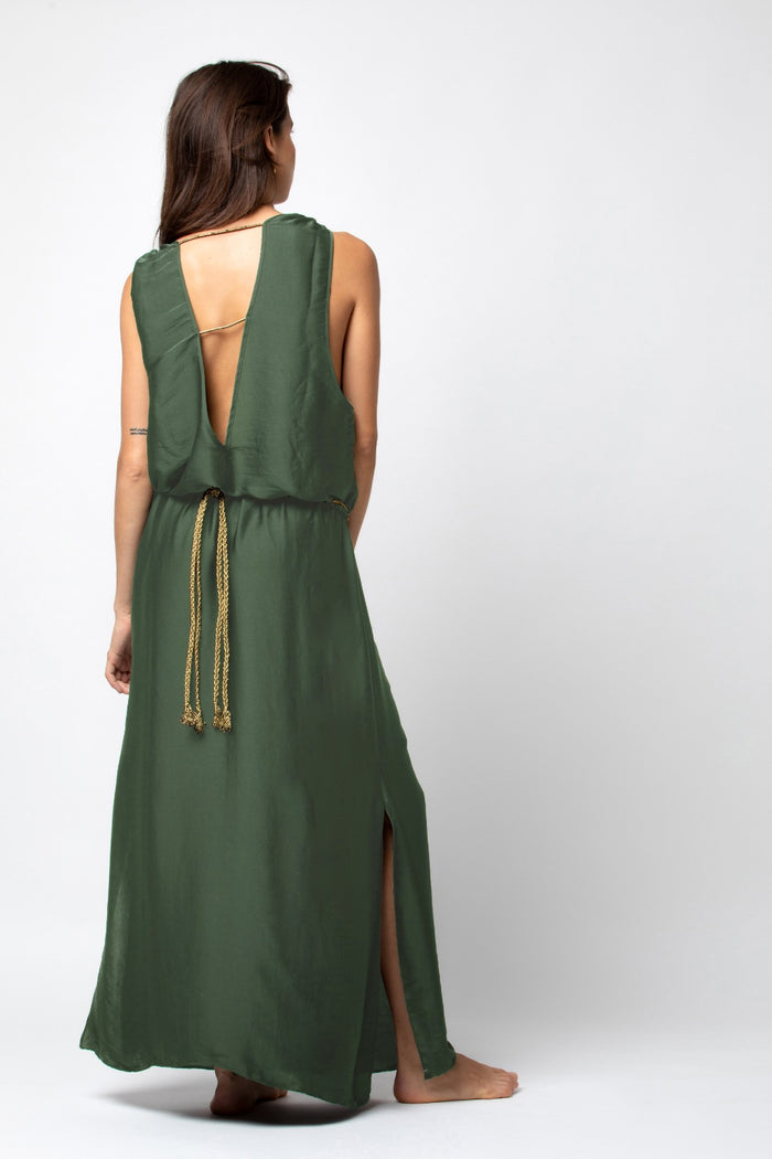 Beliza ROBE LONGUE TALI KAKI