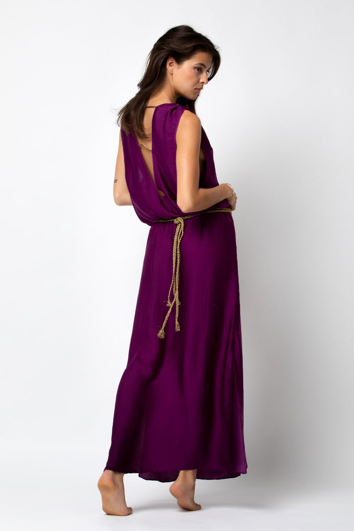 Beliza ROBE LONGUE TALI PURPLE