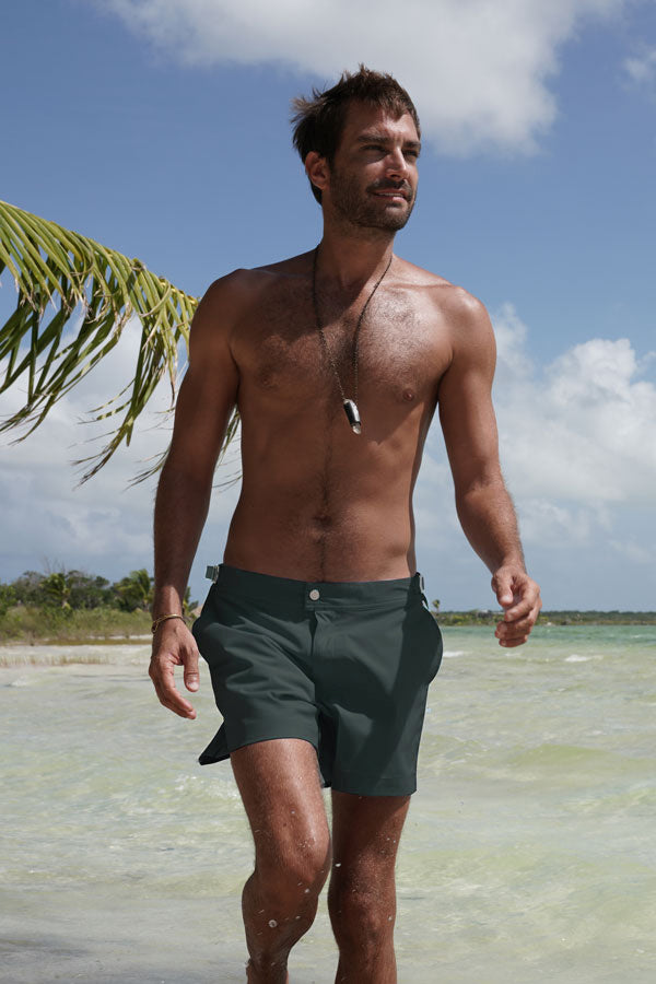 beliza SHORT BOUCLE JOHN KAKI