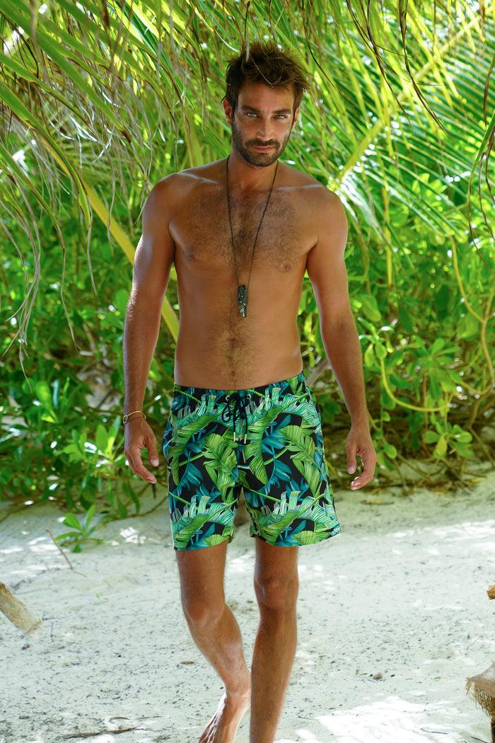 beliza SHORT MICHAEL VEGETAL NAVY