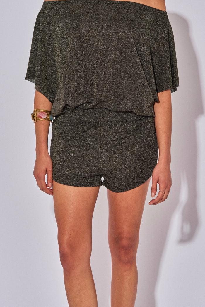 beliza SHORT THAIS LUREX NOIR