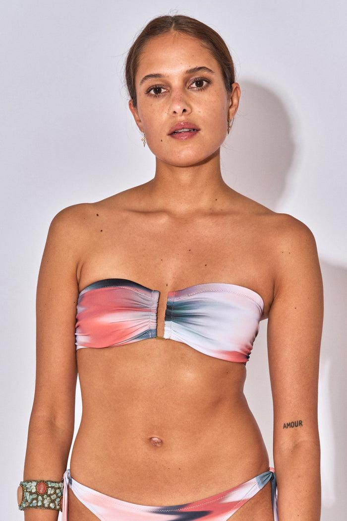 beliza TOP BANDEAU ARMATURES NINA TIE AND DIE