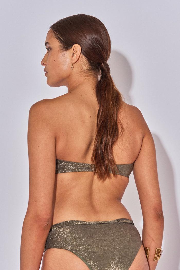 Beliza TOP BANDEAU JUNIA LUREX MINERAL
