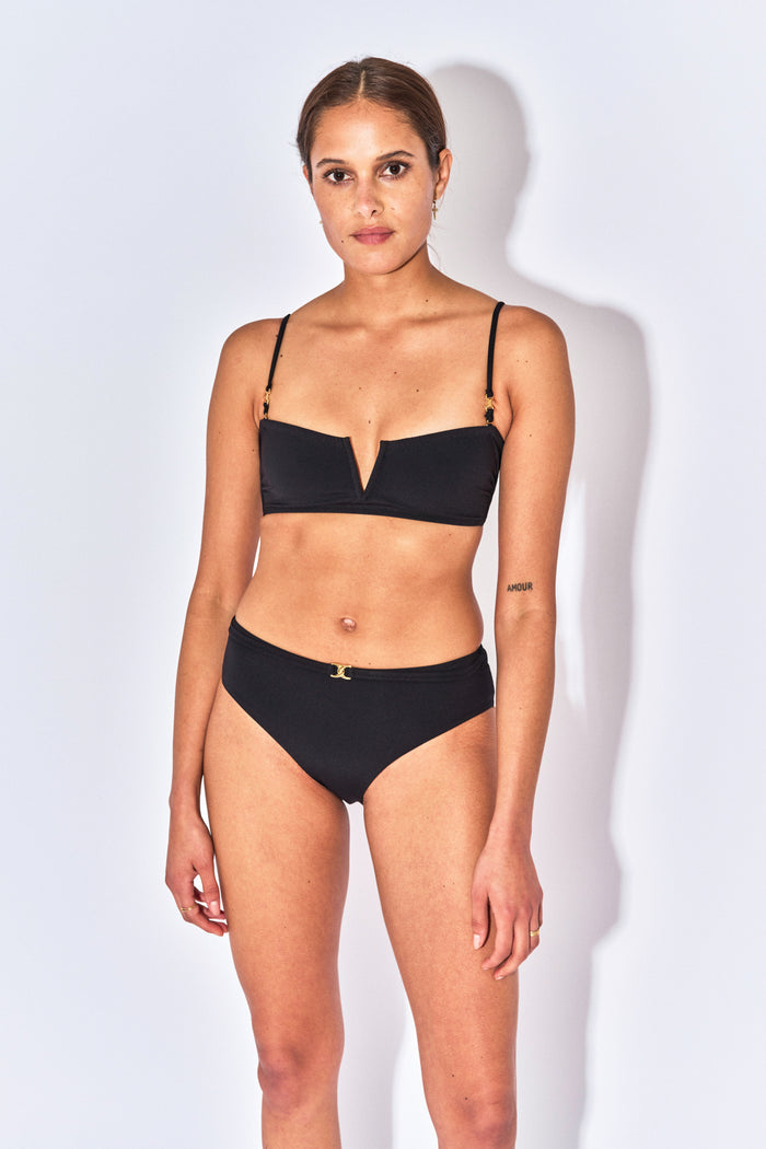 Beliza TOP BANDEAU PAOLA BIJOU NOIR