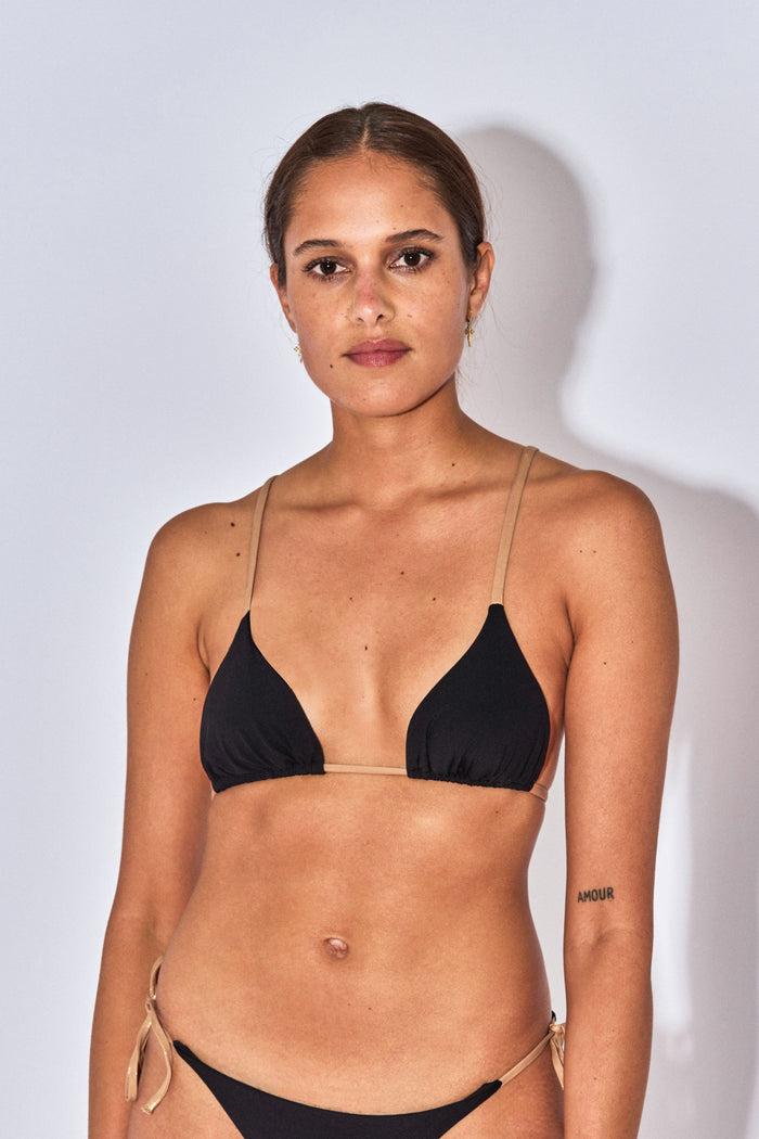 beliza TOP TRIANGLE NIKI BIJOU NOIR