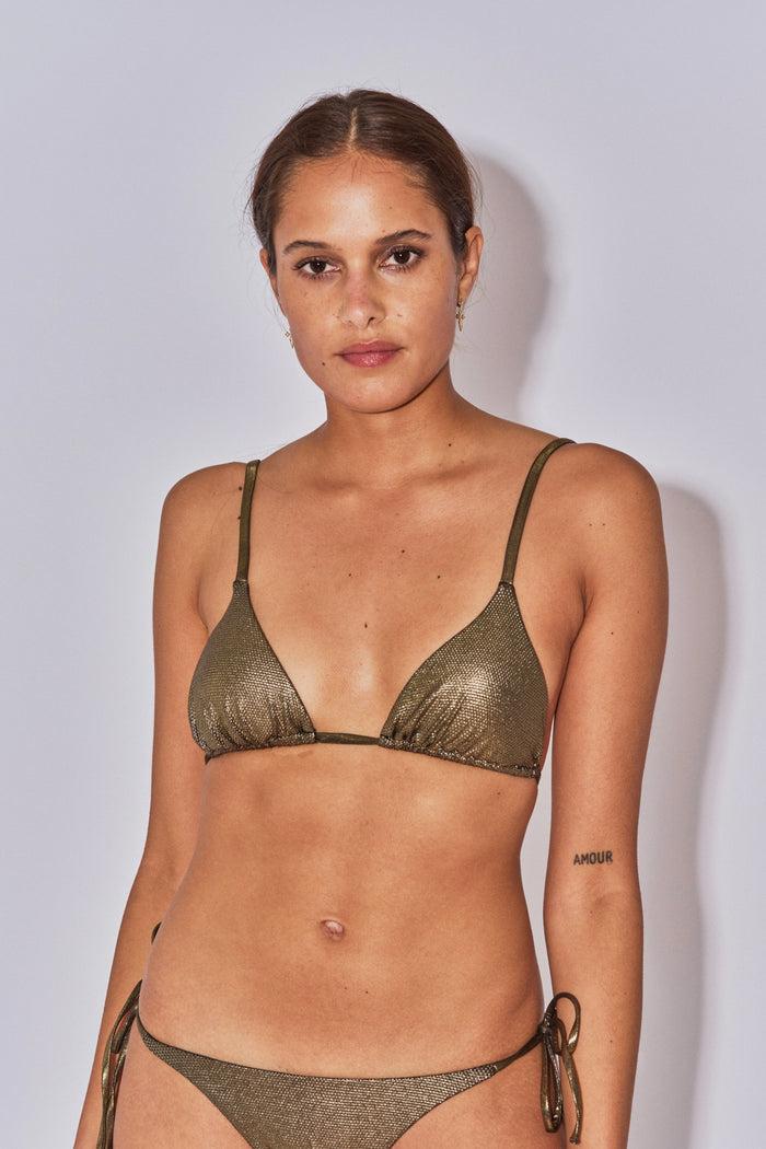 beliza TOP TRIANGLE NIKI IGUANE GOLD