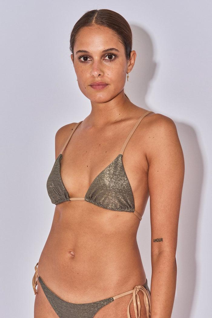 beliza TOP TRIANGLE NIKI LUREX MINERAL