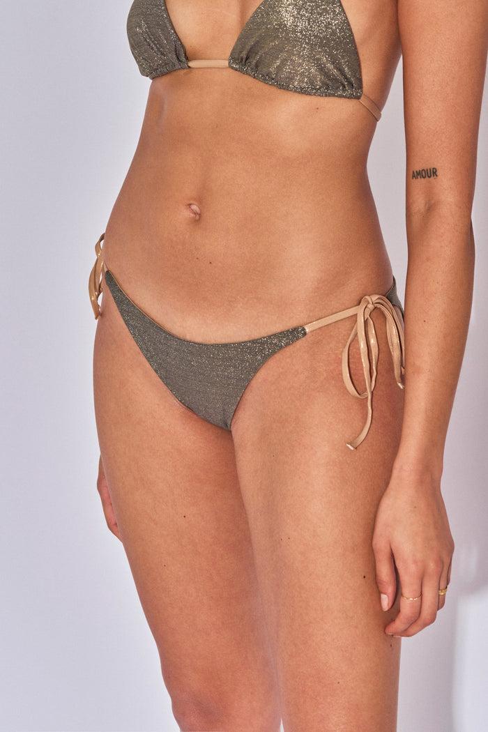 beliza CULOTTE A NOUER REVERSIBLE KATE MINERAL LUREX