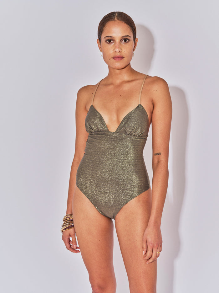 beliza MAILLOT DE BAIN UNE PIECE TIANA MINERAL LUREX