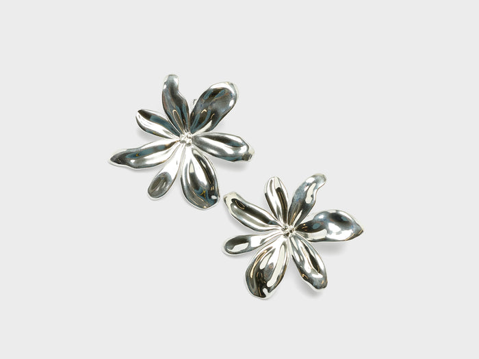 Alhaja Alhaja Jasmine Silver Earrings