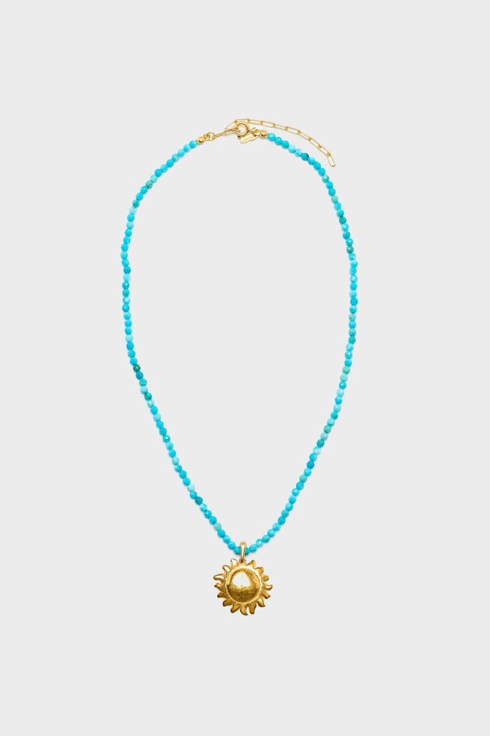 Alhaja Alhaja Sole Mio Turquoise Necklace