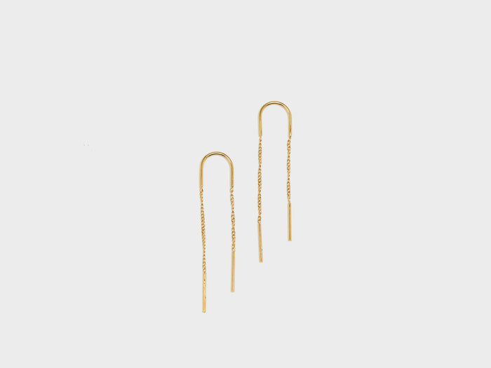 Bdm studio BDM Studio Boucles d'oreilles double chaîne Adèle
