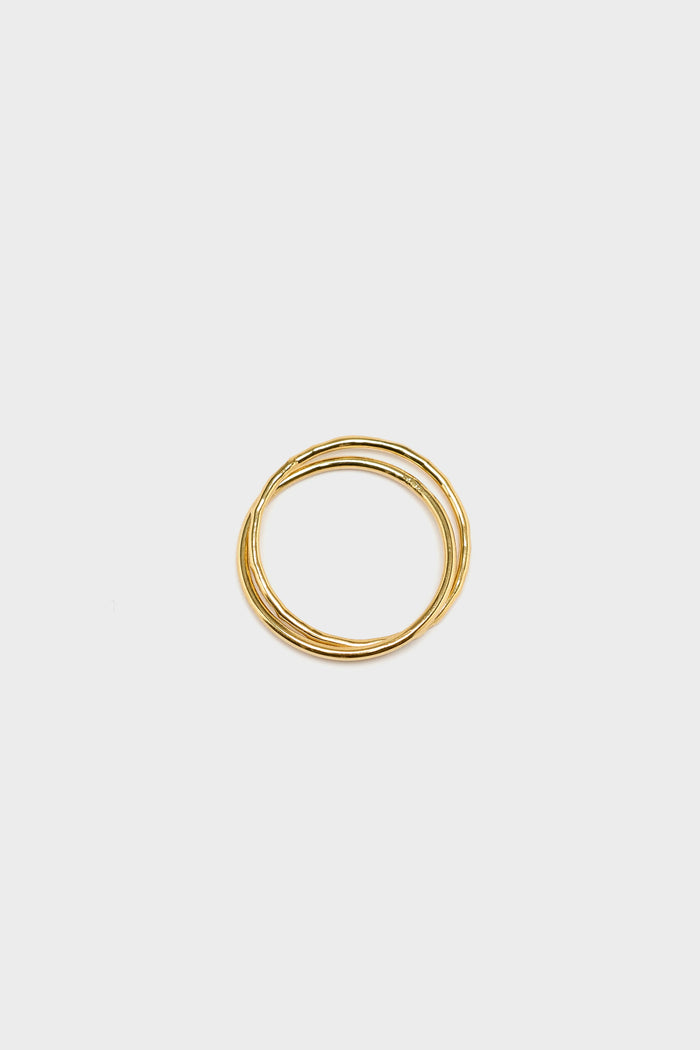 Bdm Studio BDM Studio Nomades Gold-plated Double Ring