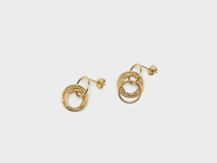 Bdm Studio BDM Studio Small Arizona Gold-plated Earrings