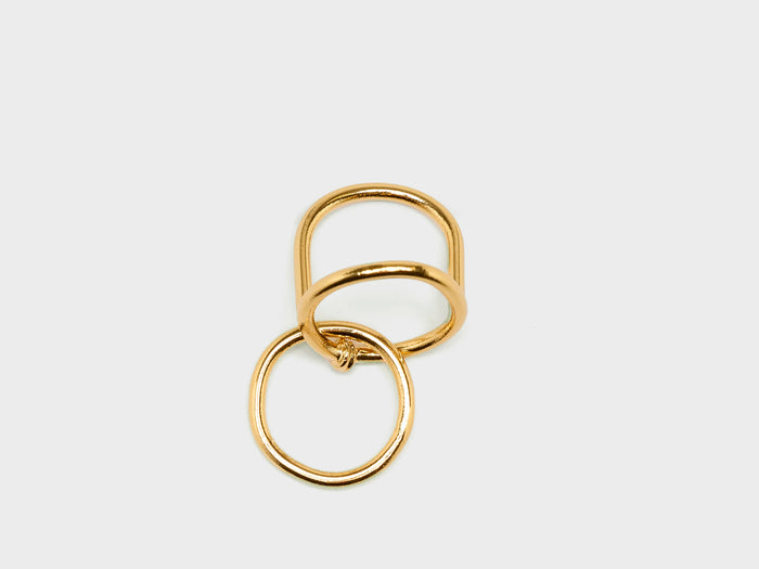 Bdm Studio BDM Studio Victoire Double Bague Doré/or