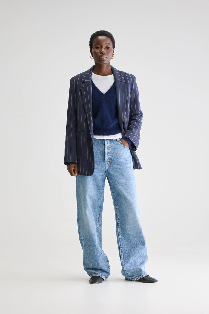 Bellerose Blazer Rayé Décontracté Pour Femmes