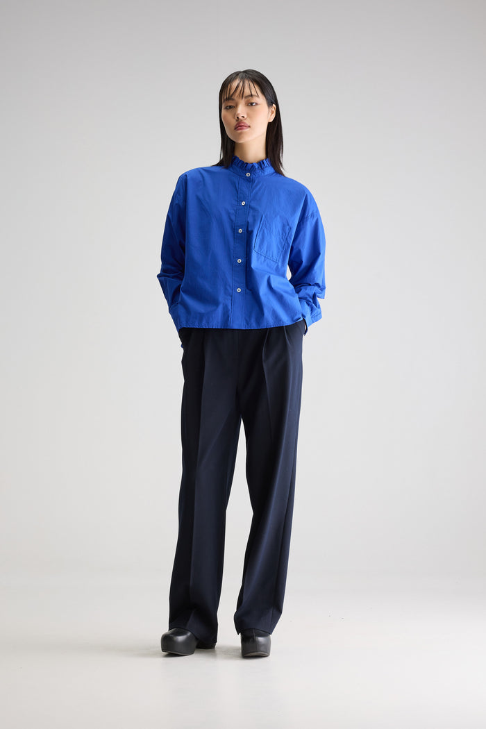 Bellerose Blouse Coupe Droite Bleue Pour Femmes