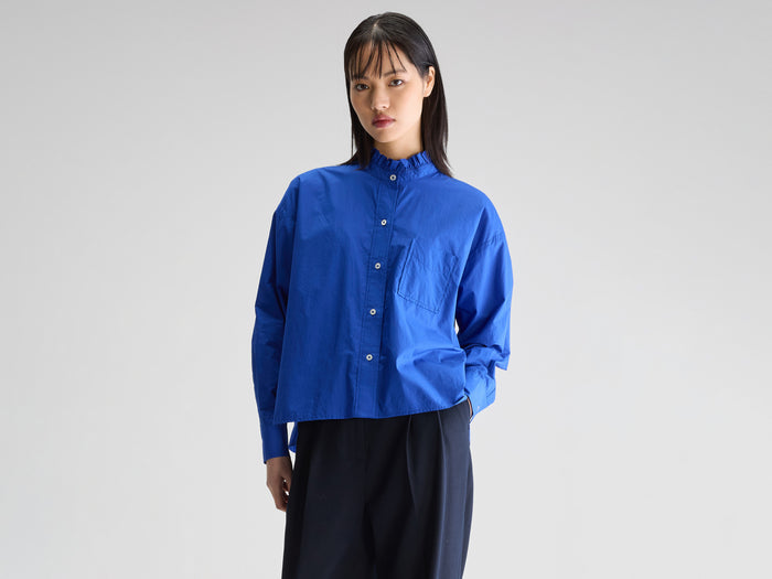Bellerose Blouse coupe droite bleue pour femmes