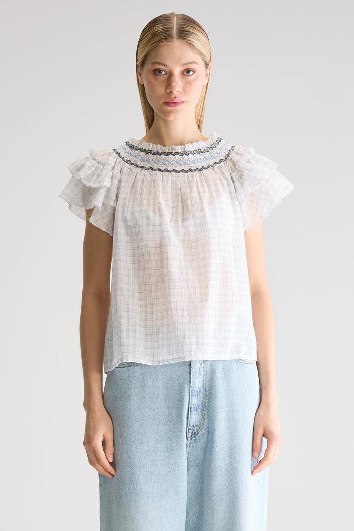 Bellerose Blouse Légère À Carreaux Pour Femmes