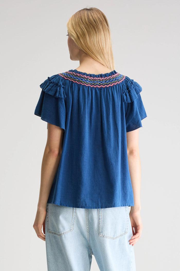 Bellerose Blouse Légère Bleu Marine Pour Femmes