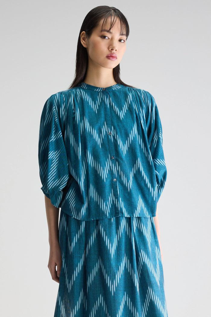 Bellerose Blouse Oversize Bleue Pour Femmes