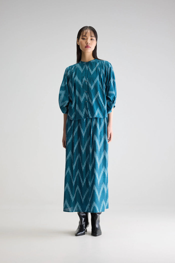 Bellerose Blouse Oversize Bleue Pour Femmes