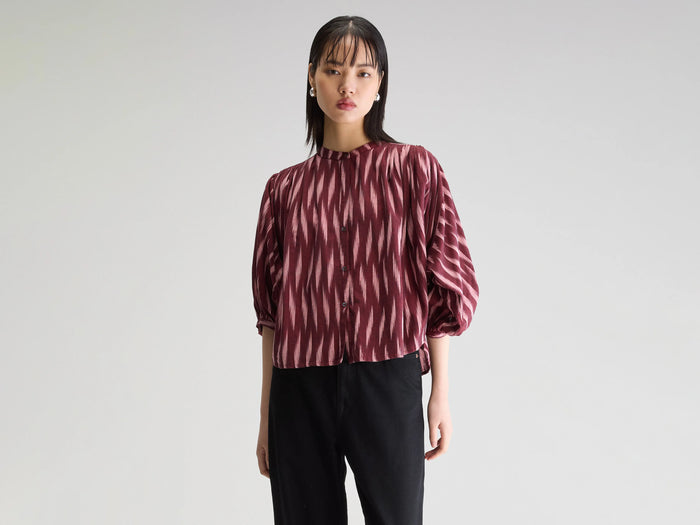 Bellerose Blouse oversize bordeaux pour femmes