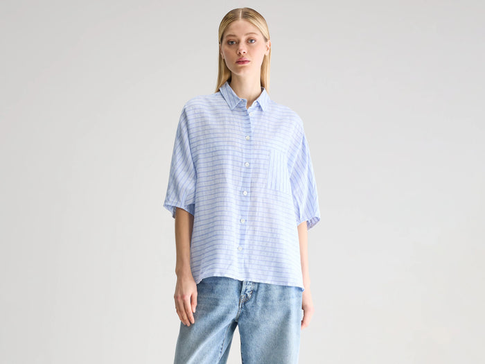Bellerose Blouse Oversize Rayée Pour Femmes